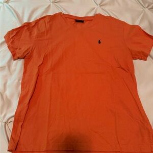 Orange Polo by Ralph Lauren Men's VNeck Shirt